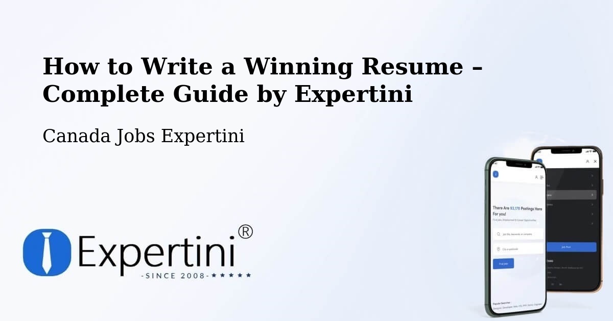 Resume Writing Guide for Job Seekers – Lake Echo - Lake Echo, Canada Jobs Expertini